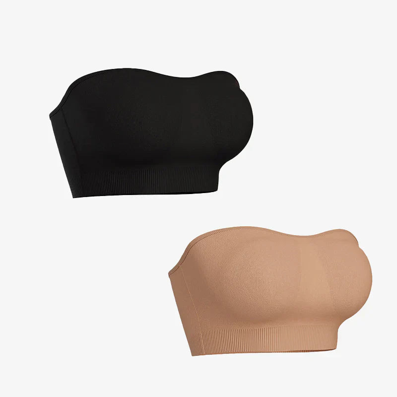 BlissShe® Non-Slip Bandeau Seamless Wireless Strapless Bra