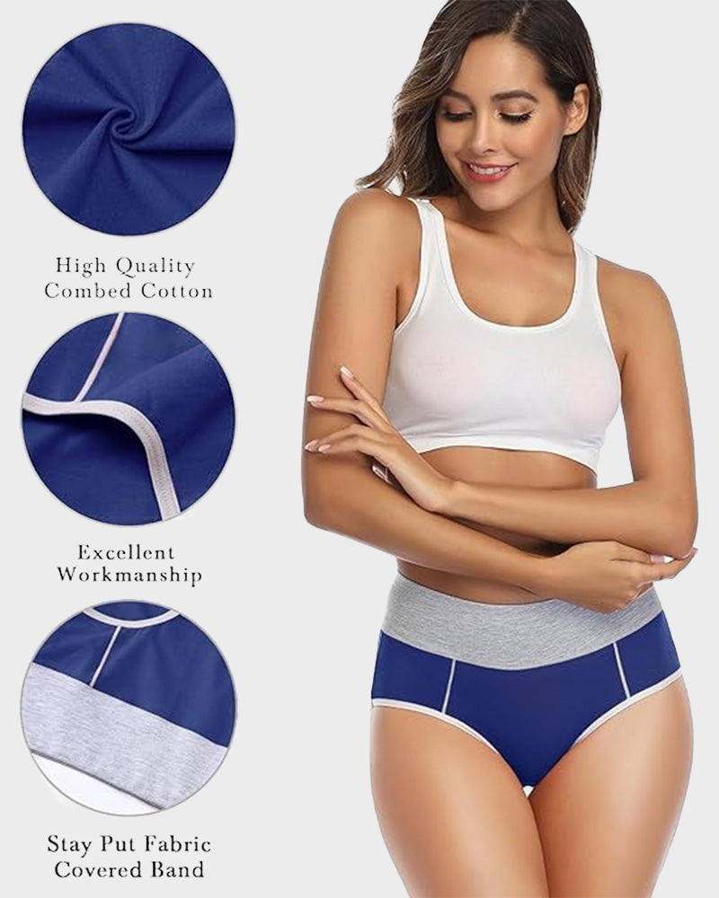 BlissShe® High Waist Breathable Cotton Panty