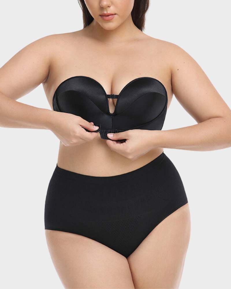 BlissShe® Strapless Push up Breathable Plus size bra