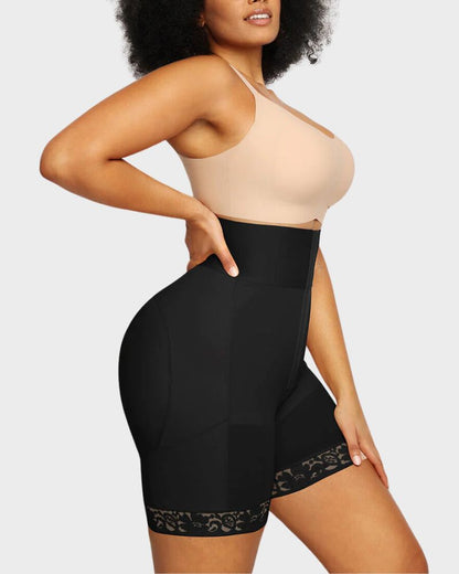 Boned High Waist Sculpting Shorts