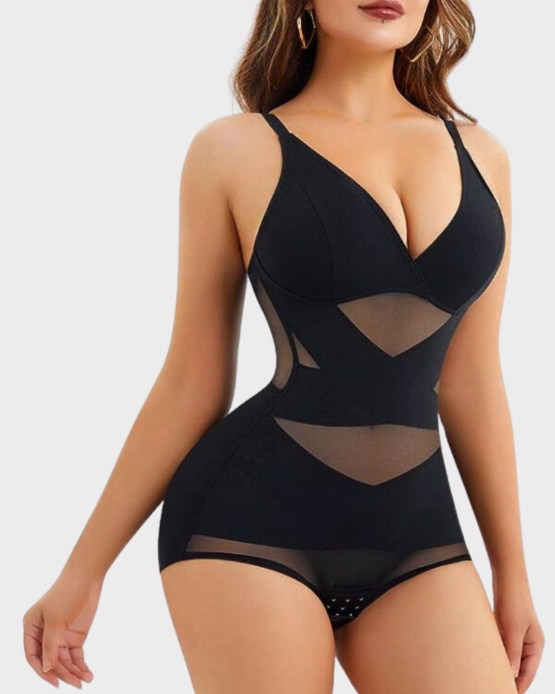 BlissShe® V Neck Mesh Breathable Shapewear