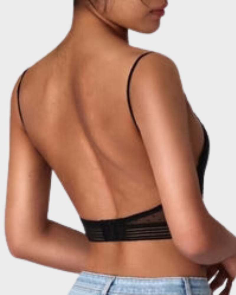 BlissShe® Extra-Wide Stretchy Band Soft Lace Bra