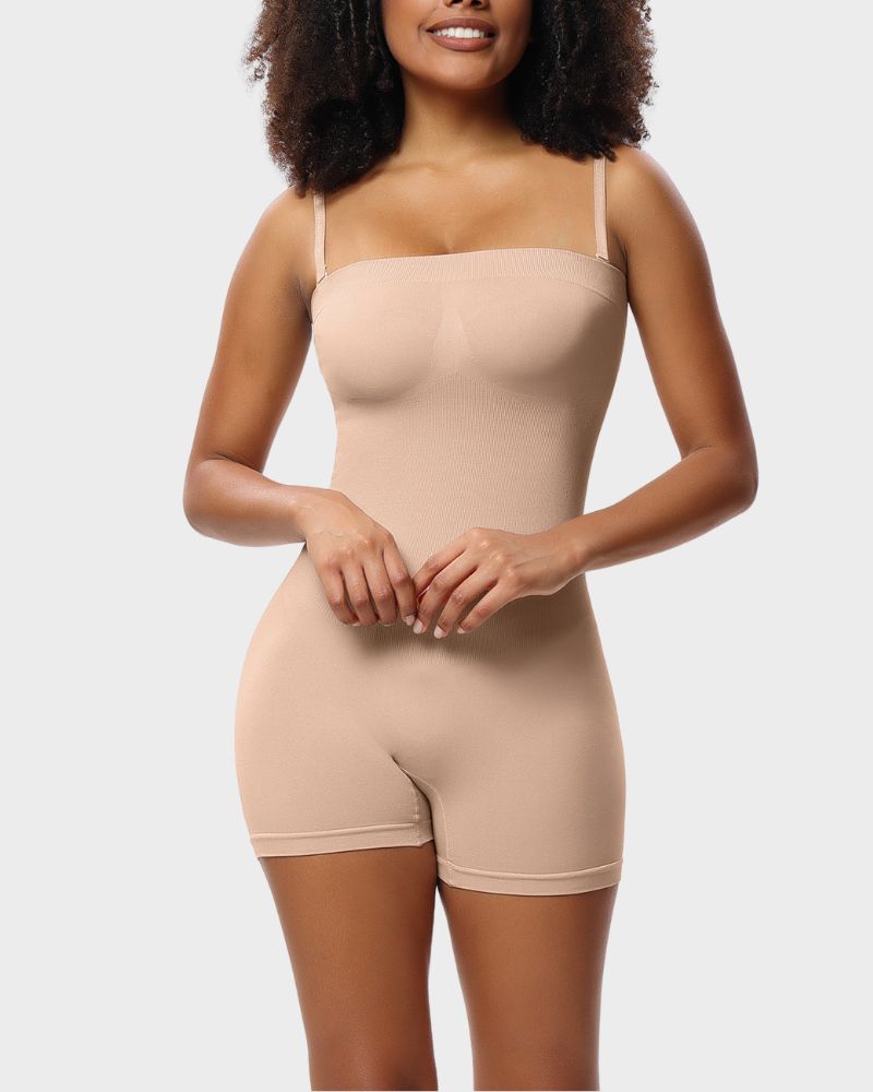 BlissShe® Strapless Slip Shapewear Bodysuit