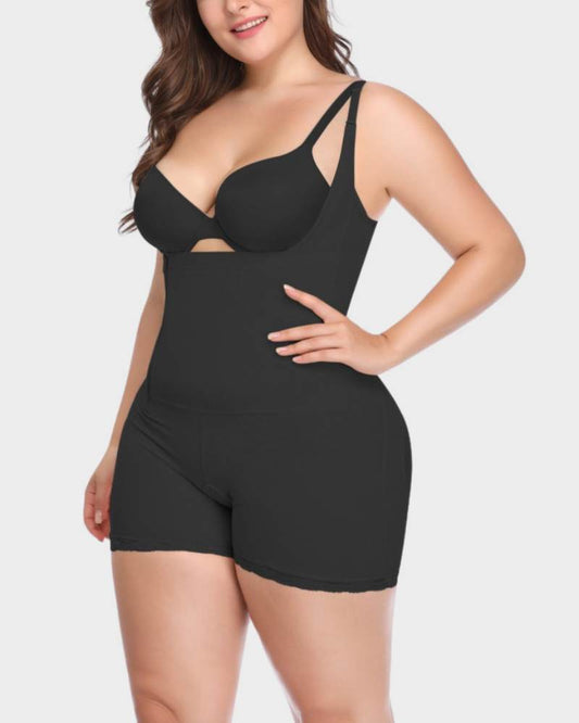 BlissShe® Body Shaper mit offenem Busen und Oberschenkelausschnitt