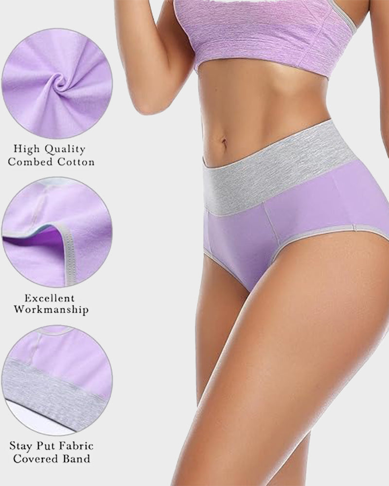 BlissShe® High Waist Breathable Cotton Panty