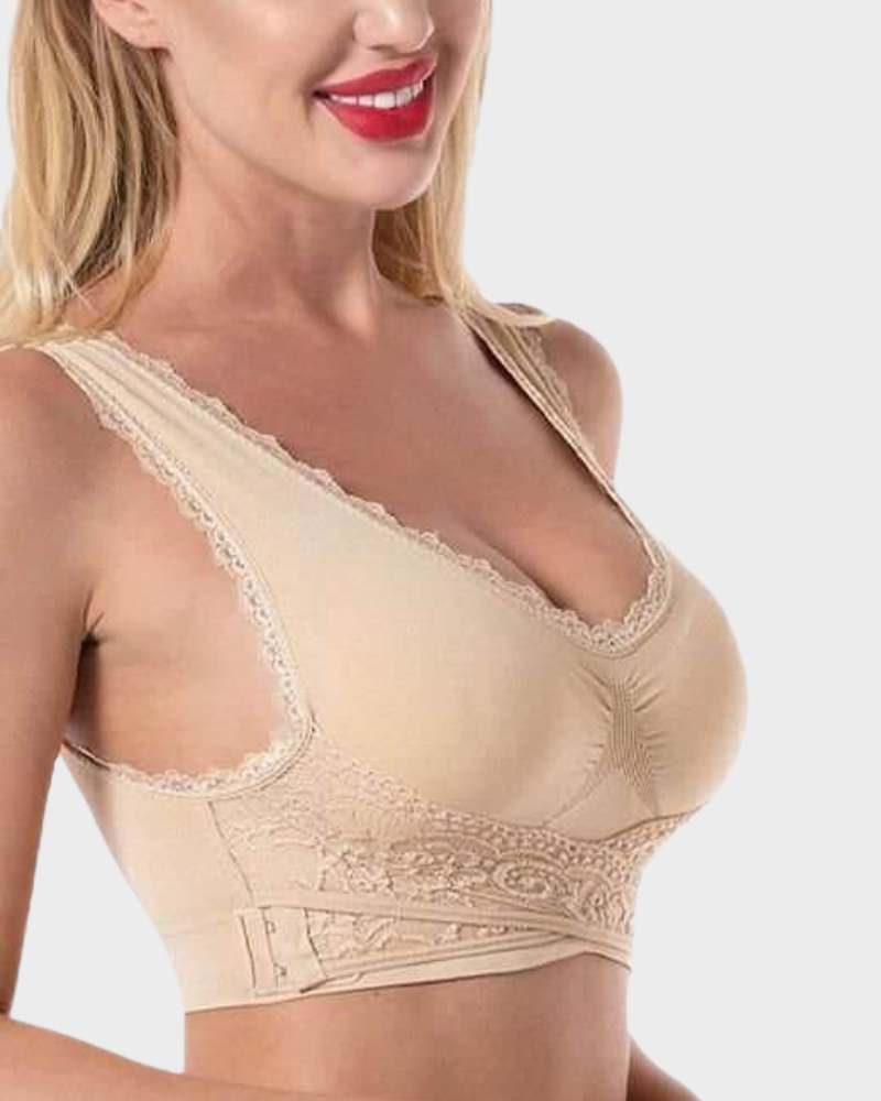 BlissShe® Breathable Comfort Push Up Lace Bra