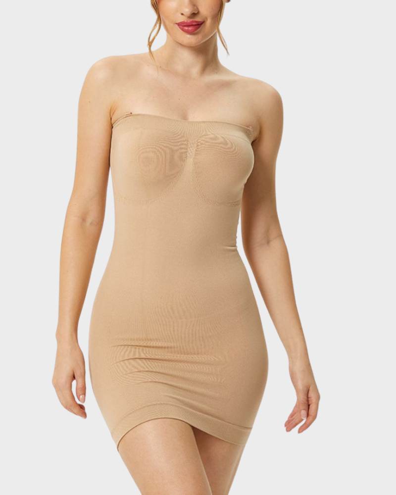 BlissShe® Magic Strapless Shaping Slip Cami Dress