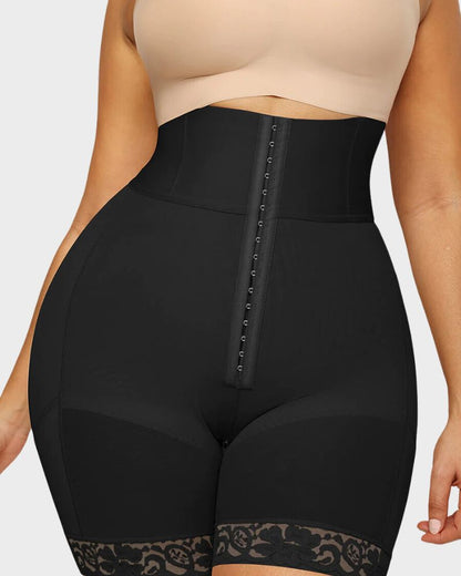 Boned High Waist Sculpting Shorts