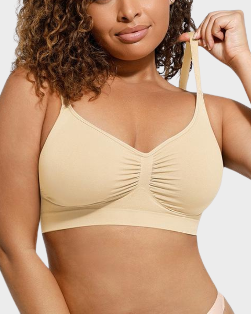 BlissShe® Women's Full Coverage Non-Padded Wireless Sculpt Bra