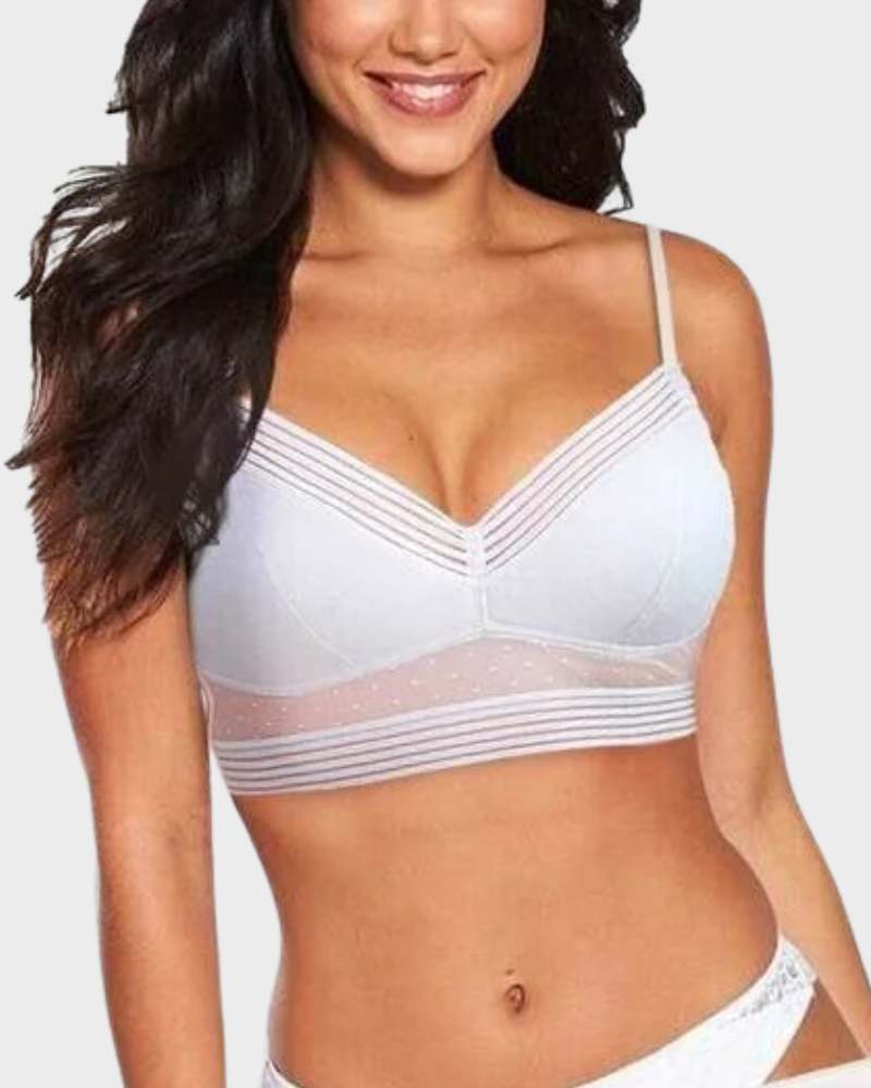 BlissShe® Extra-Wide Stretchy Band Soft Lace Bra