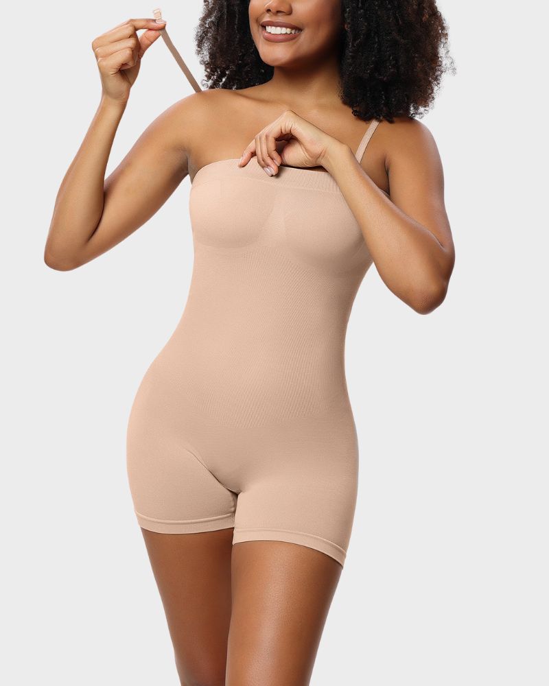 BlissShe® Strapless Slip Shapewear Bodysuit