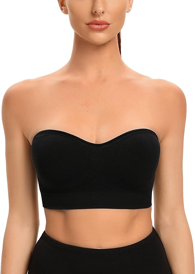 BlissShe® Non-Slip Bandeau Seamless Wireless Strapless Bra