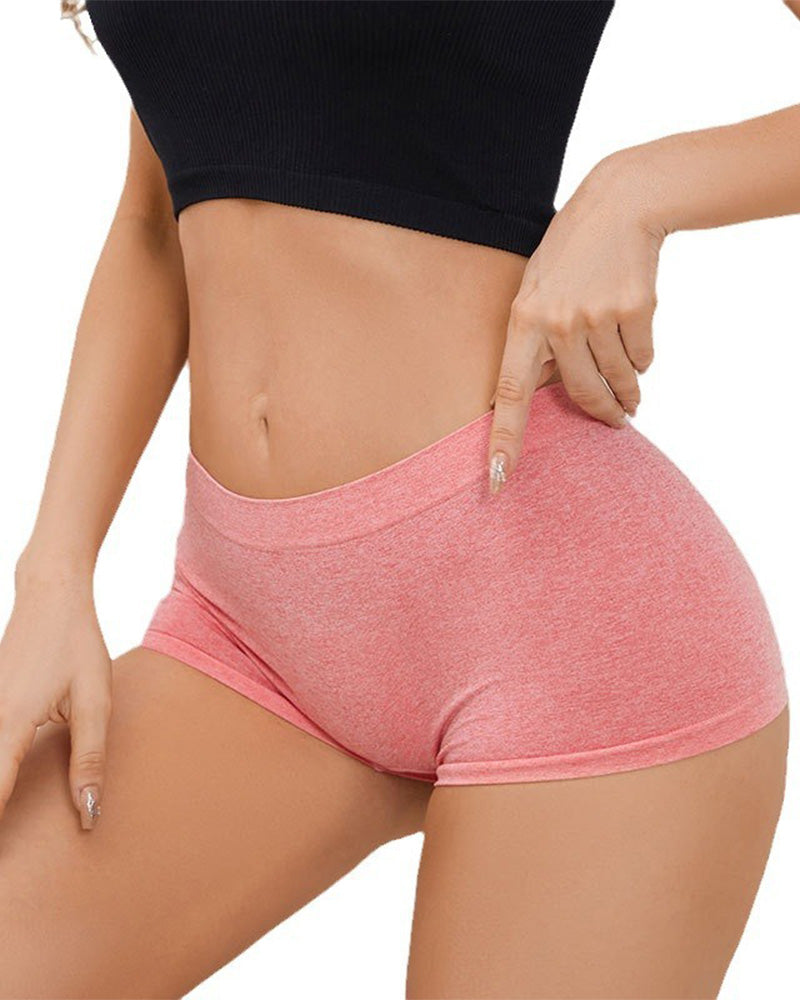 Outer Wear Tummy Control Butt Lifting Bottoming, Safety Shorts Seamless Yoga Shorts, Women's Clothing