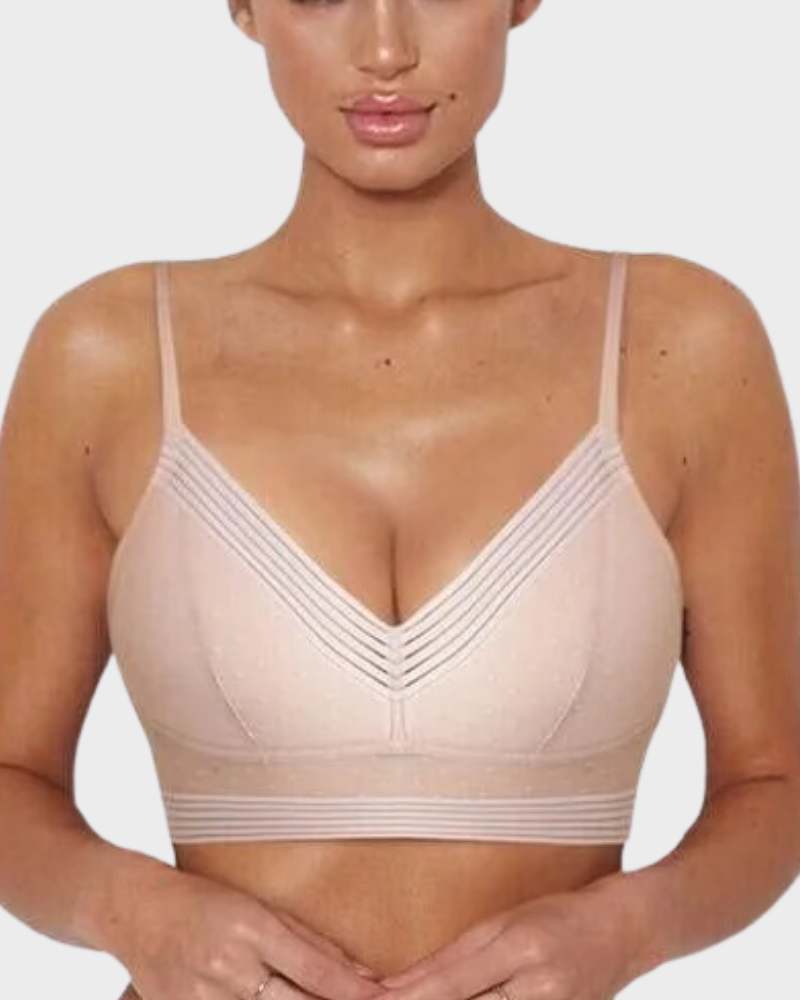 BlissShe® Extra-Wide Stretchy Band Soft Lace Bra