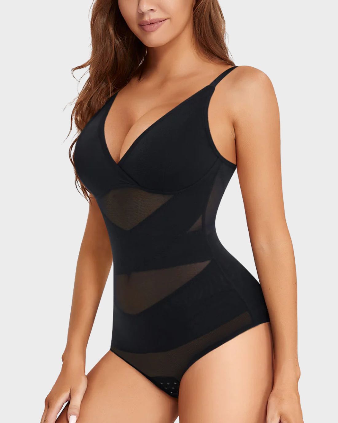 BlissShe® V Neck Mesh Breathable Shapewear