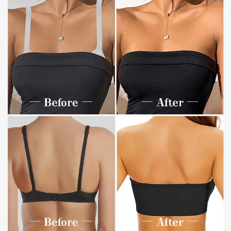 BlissShe® Non-Slip Bandeau Seamless Wireless Strapless Bra