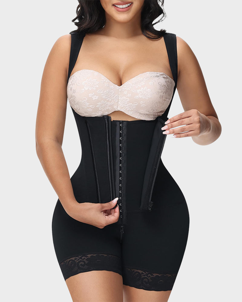 Extreme Compression Open Bust Bodysuit