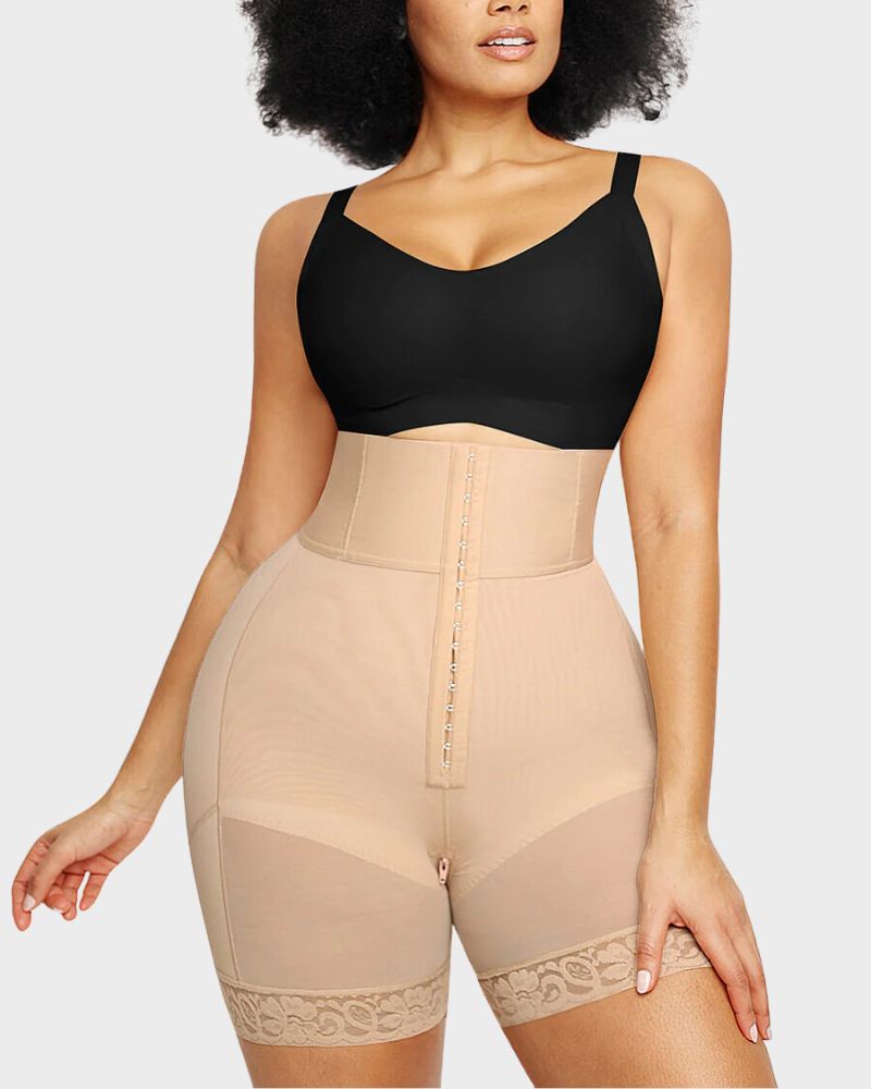 Boned High Waist Sculpting Shorts