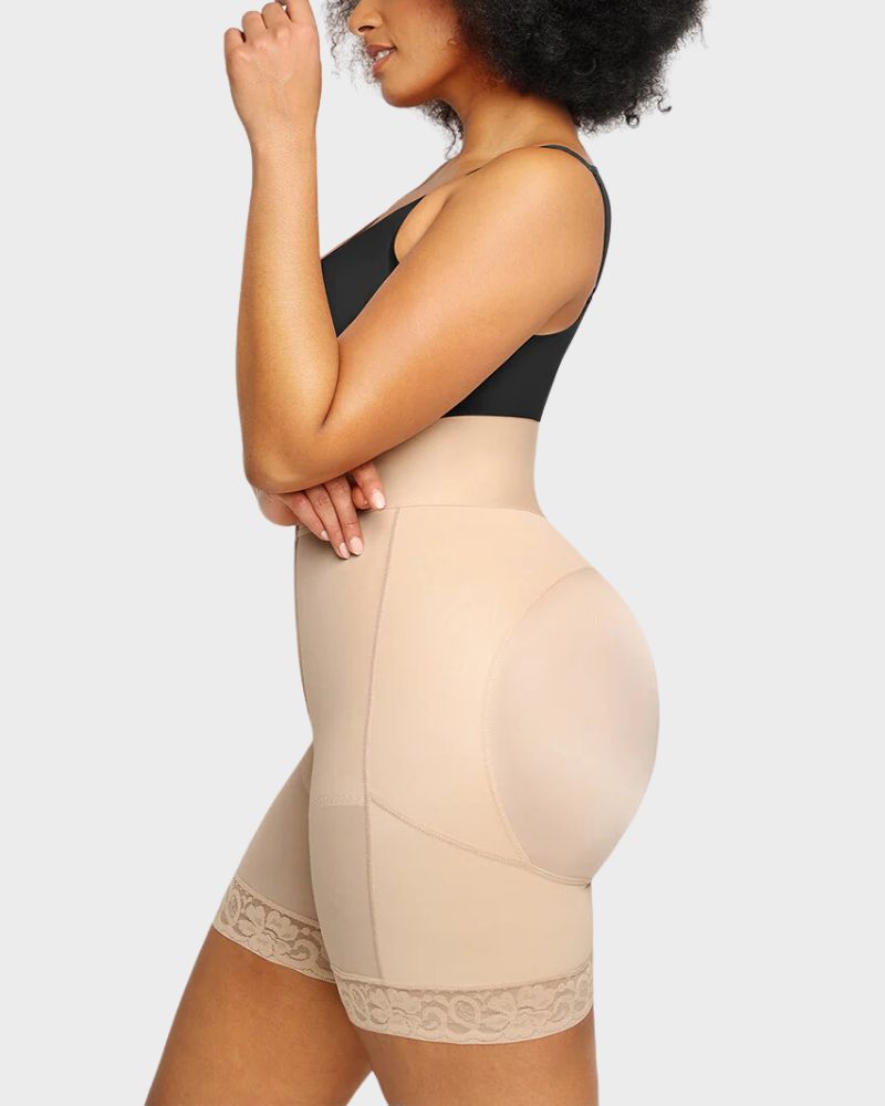 Boned High Waist Sculpting Shorts