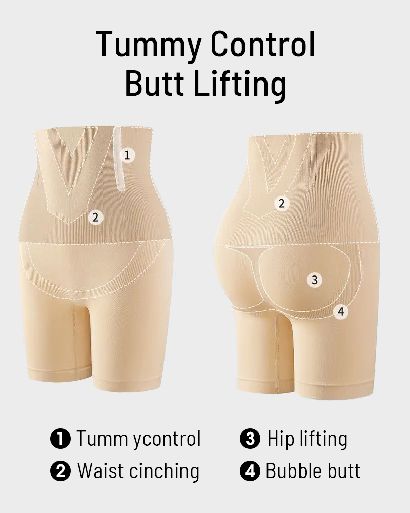 Women’s Shapewear Shorts, Slimming High-Waist Body Shaper