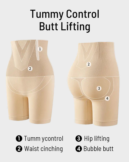 Women’s Shapewear Shorts, Slimming High-Waist Body Shaper
