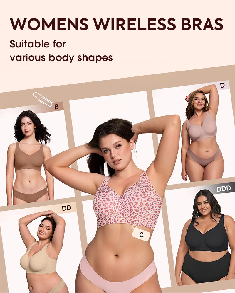 Breathable Wireless Full Coverage Smoothing Bra