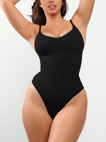 Smoothing Seamless Full Body Shaper - High Cut Thong