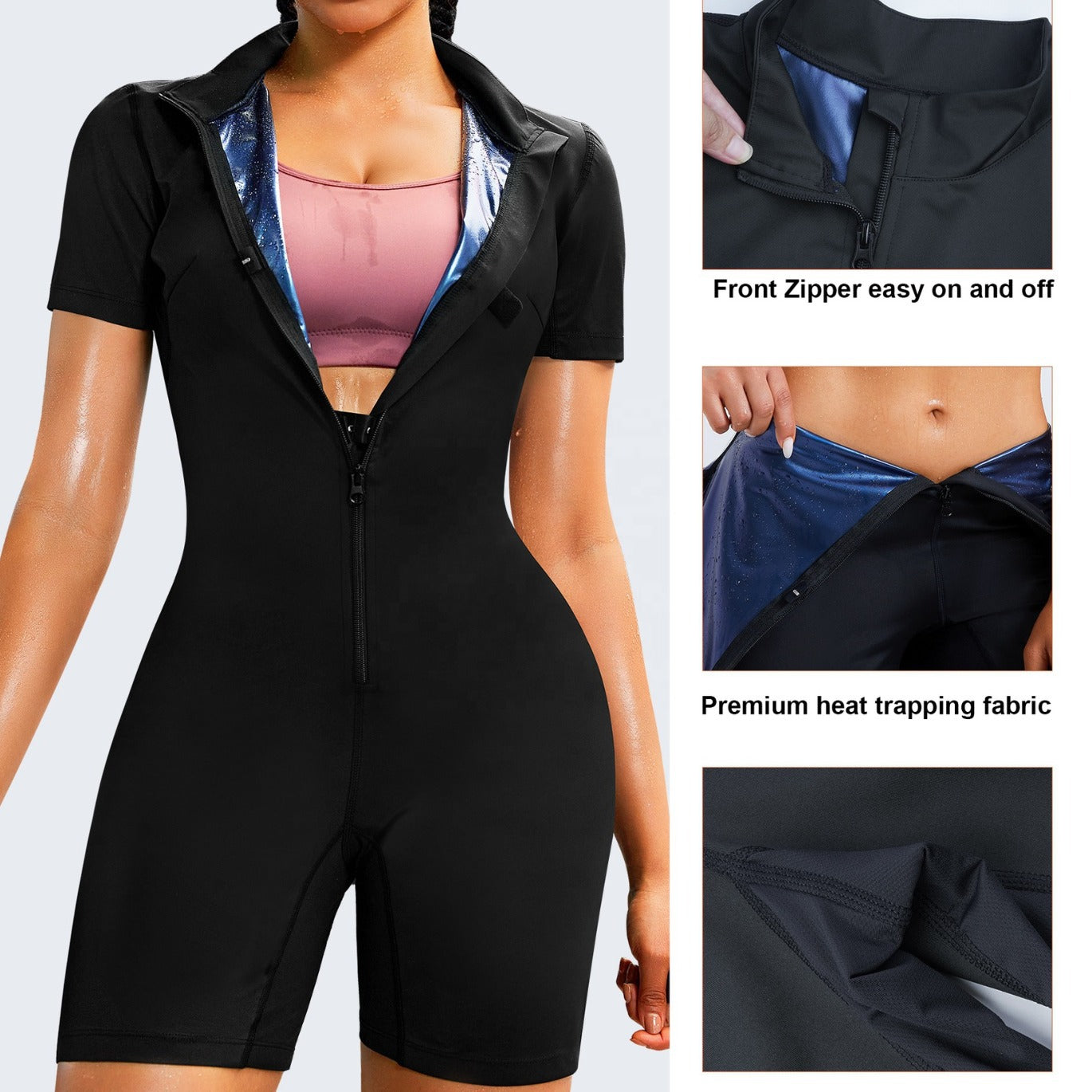 BlissShe® Women's Full Body Shapewear Sauna Suits