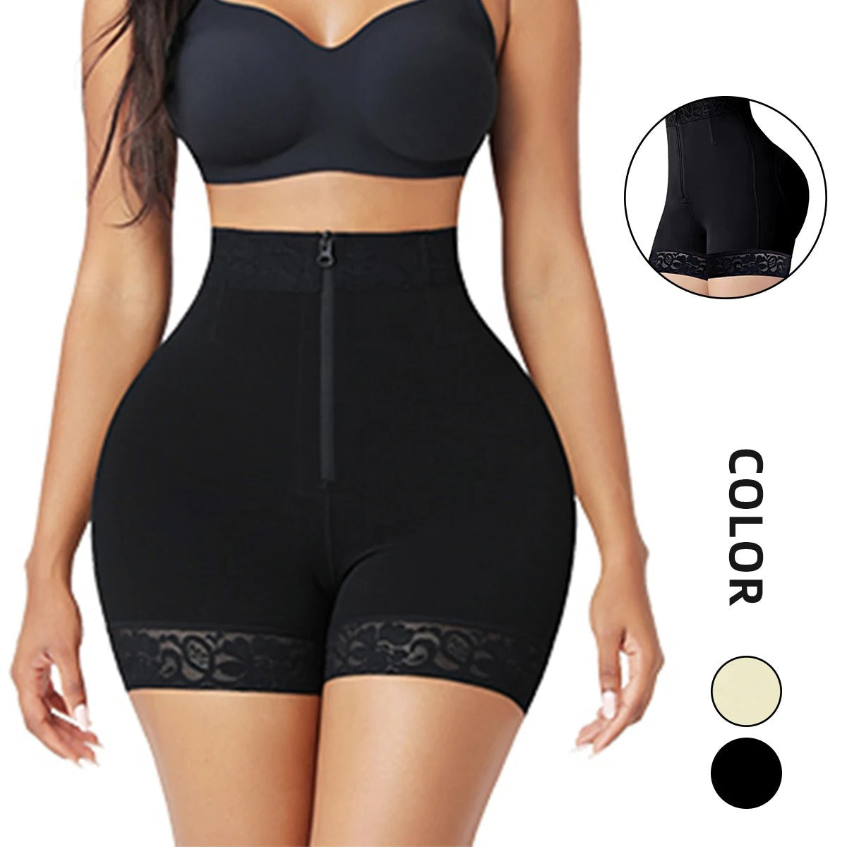 BlissShe® Boned Sculpt High Waist Shorts