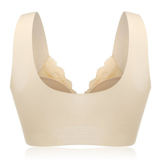 BlissShe®FRONT CLOSURE '5D' SHAPING WIRELESS BEAUTY BACK BRA(BUY 1 GET 2 FREE)-BEIGE