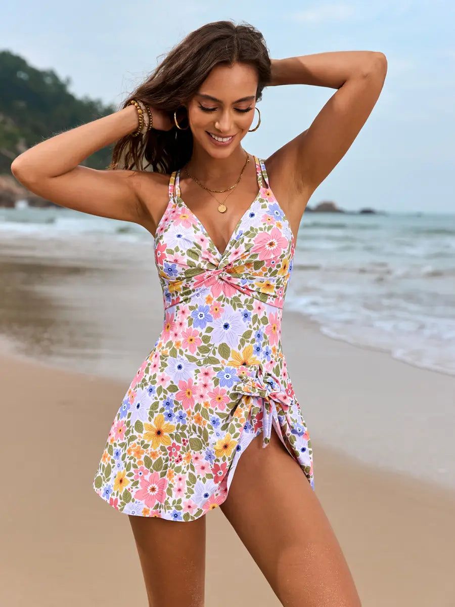 Floral Waves One Piece