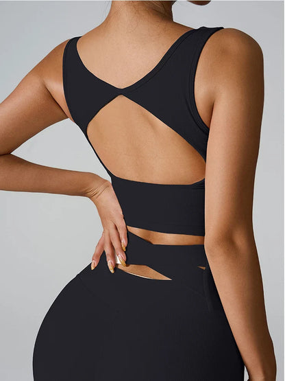 Whimsical Back Geometric Bra