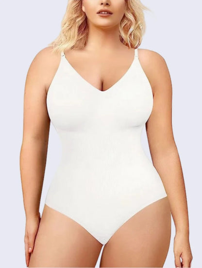 Smoothing Seamless Full Body Shaper - High Cut Thong