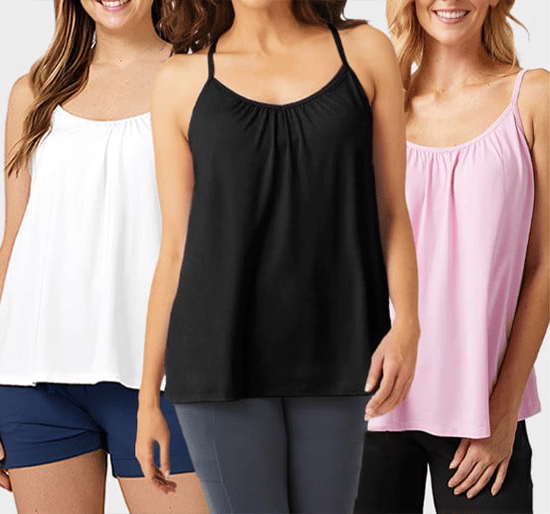 ❤️‍🔥Last Day 75% Off- Tank Top With Built-in Bra