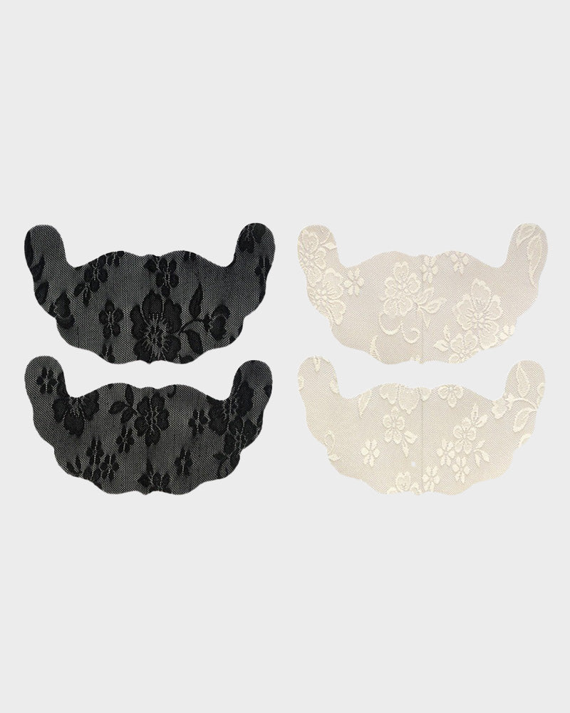 Sticky Bra Push Up Womens Stickers Lace Chest Stickers Underwear Invisible Bras for Dress with Nipple Covers