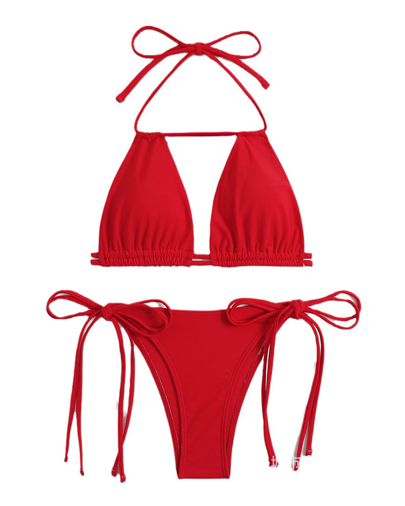 BlissShe® Halter Design Swimsuit