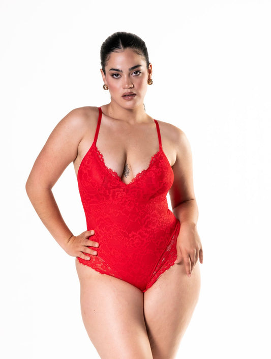 Shapewear-Bodysuit mit Schnürung