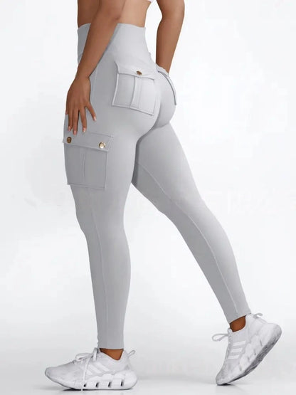 Leggings de soulèvement des fesses de poche de cargaison