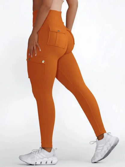 Leggings de soulèvement des fesses de poche de cargaison