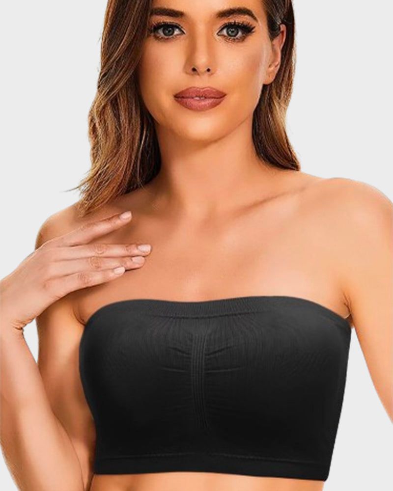 BlissShe® Strapless Seamless Bandeau Bra