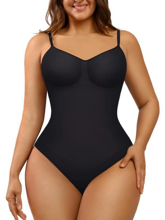 Tummy Tucking Seamless Thong Bodysuit