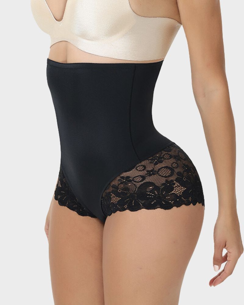 BlissShe® Ultra High Waist Lace Shaping Brief