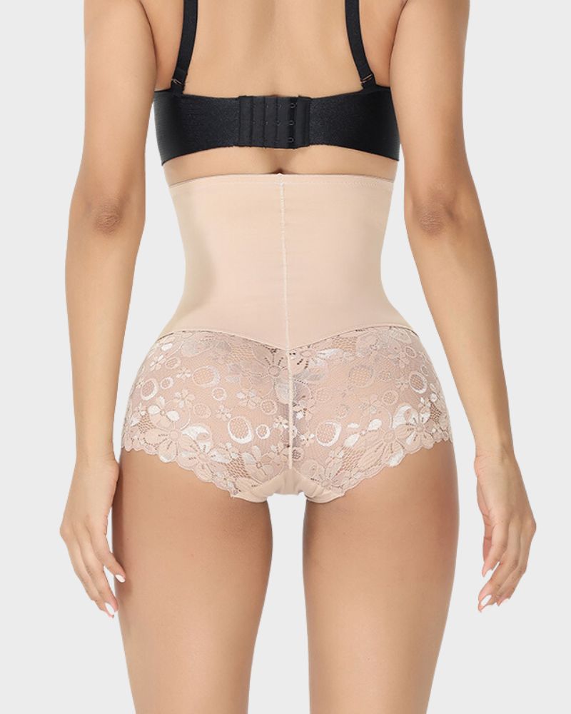 BlissShe® Ultra High Waist Lace Shaping Brief