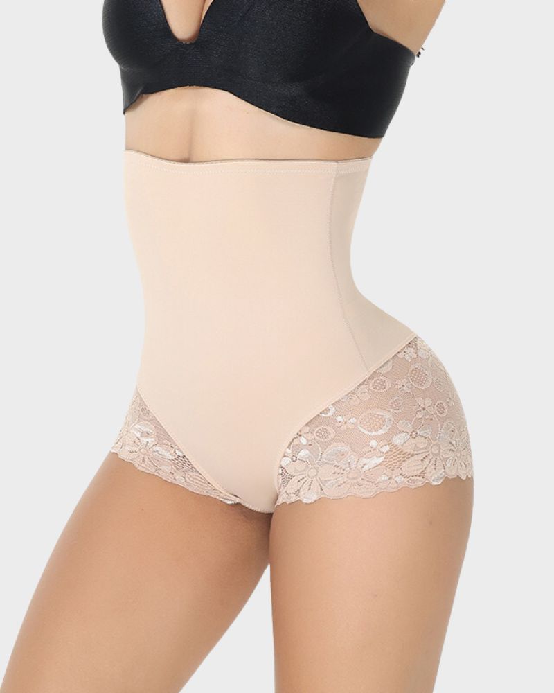 BlissShe® Ultra High Waist Lace Shaping Brief