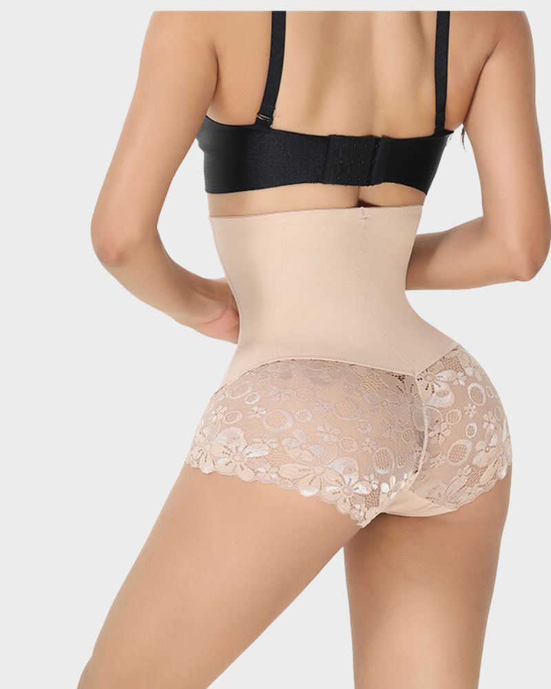 BlissShe® Ultra High Waist Lace Shaping Brief