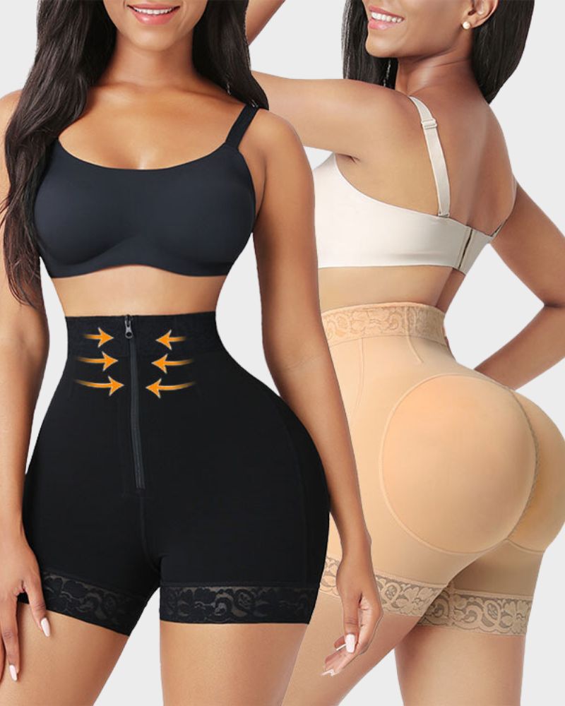 BlissShe® Boned Sculpt High Waist Shorts