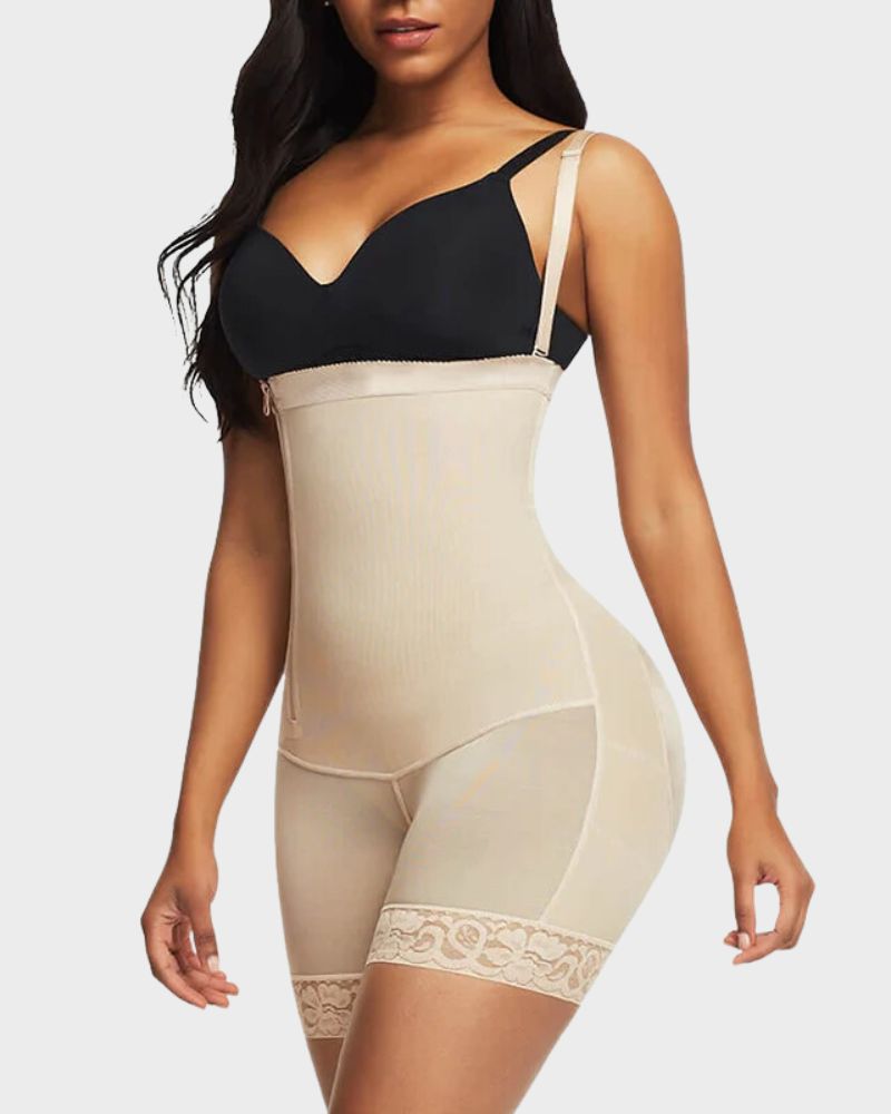 BlissShe® Side Zip Shaping Bodysuit