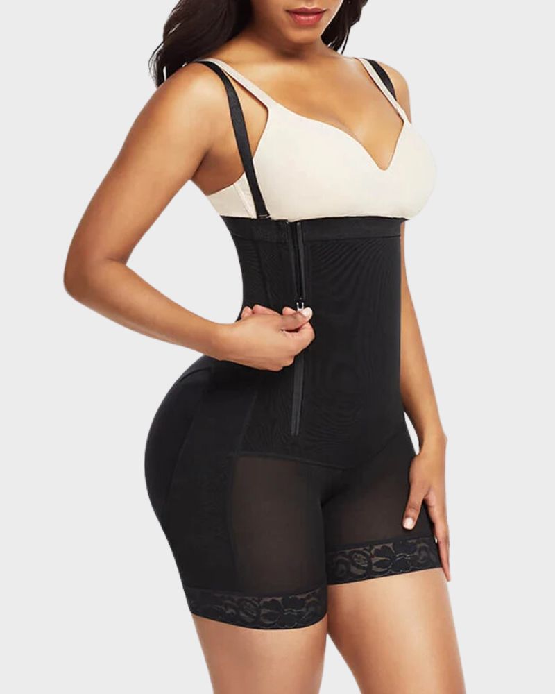 BlissShe® Side Zip Shaping Bodysuit