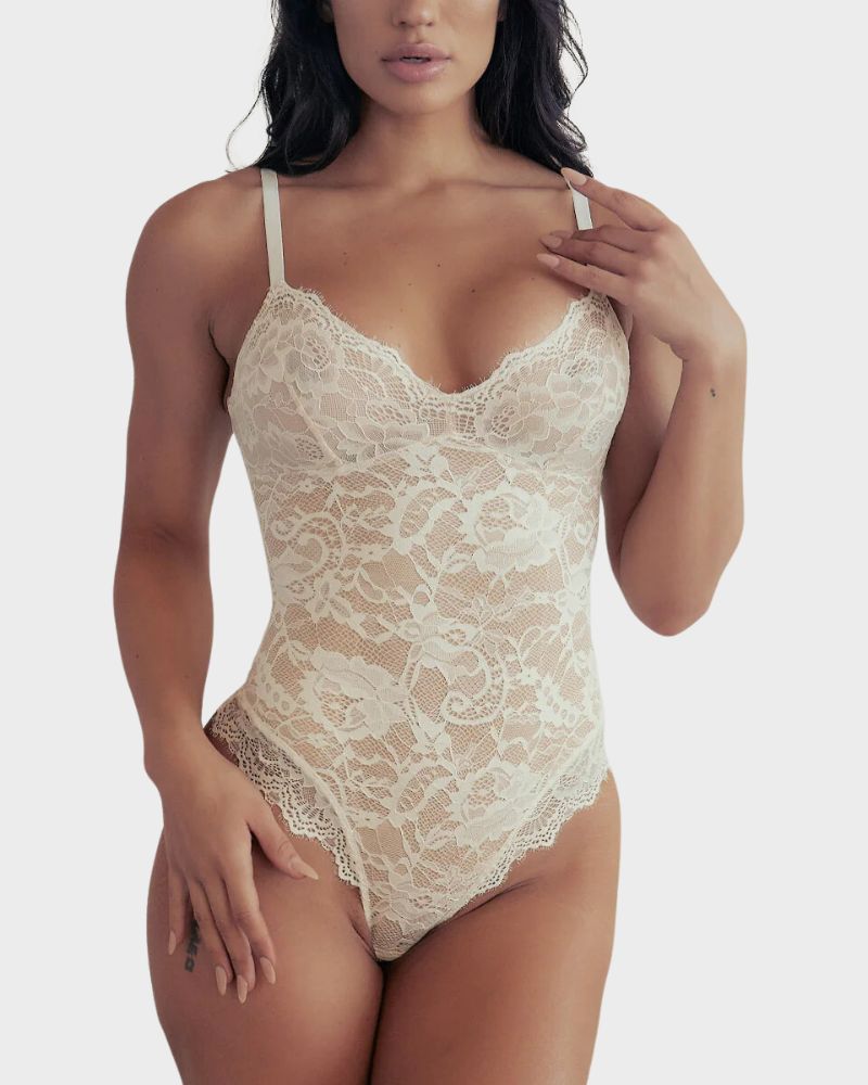 BlissShe® Lace Smooth Shapewear Bodysuit