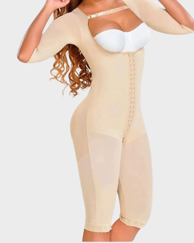 BlissShe® Comfort Long Sleeve Full Body Shaper